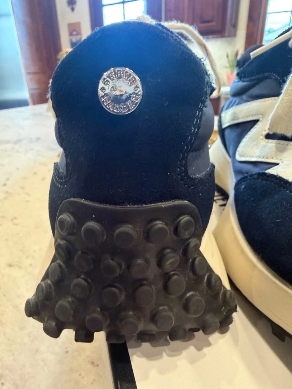 Steve Madden Navy and White Women’s Campo Sneaker Sz 9 - Picture 10 of 16